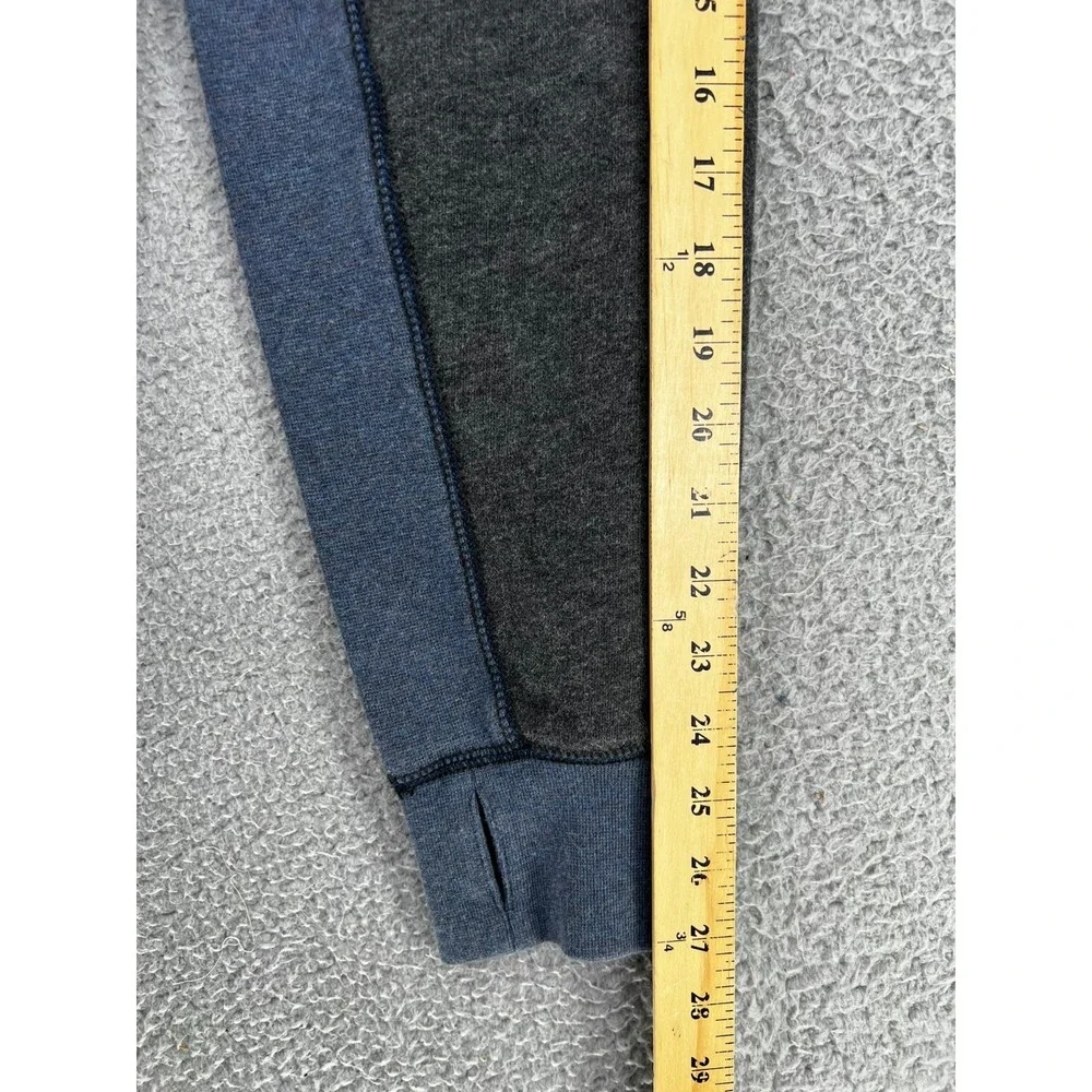 Tommy‎ Bahama Sweater Mens XL Gray Blue Button Island Modern Fit Mock Fleece